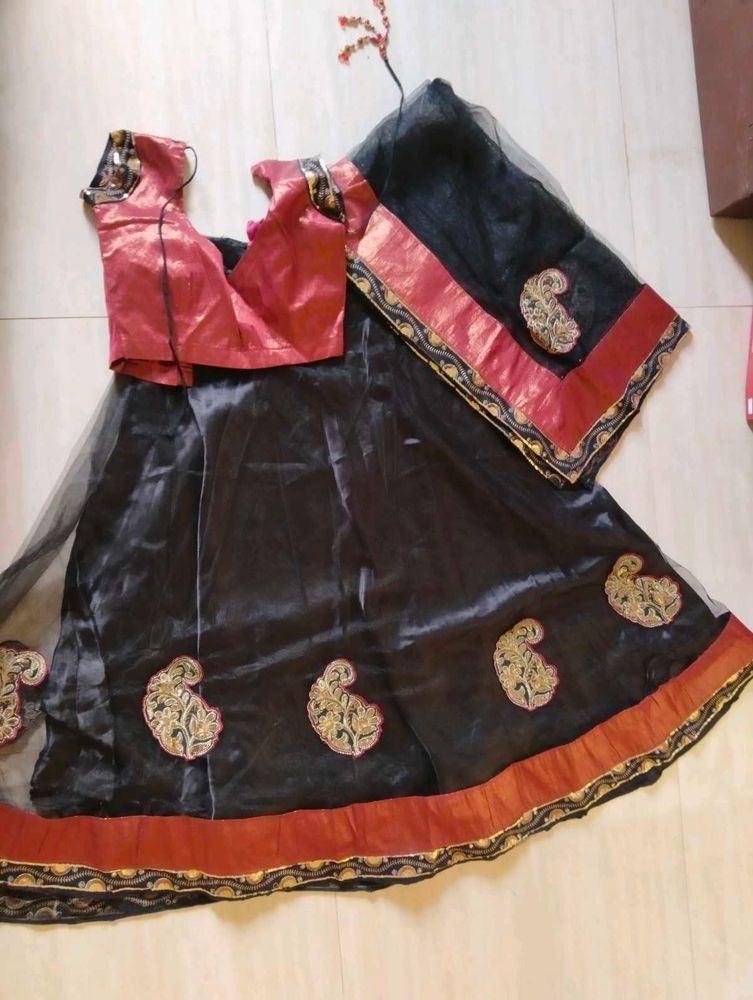 Black lehenga Choli
