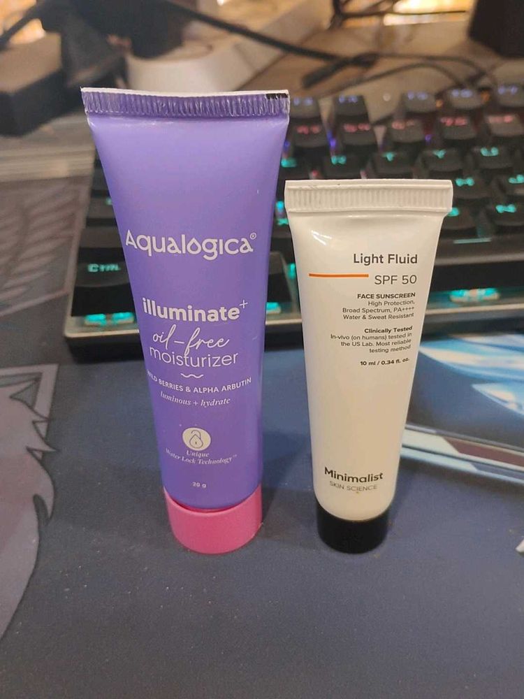 Aqualogica And Minimalist Combo