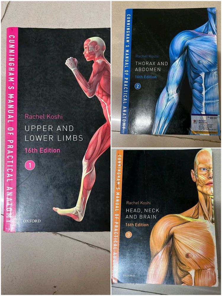 Cunningham&#39;s Manual Practical Anatomy 1 2 3