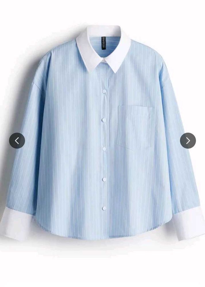 H&amp;M Striped Button-Down Shirt