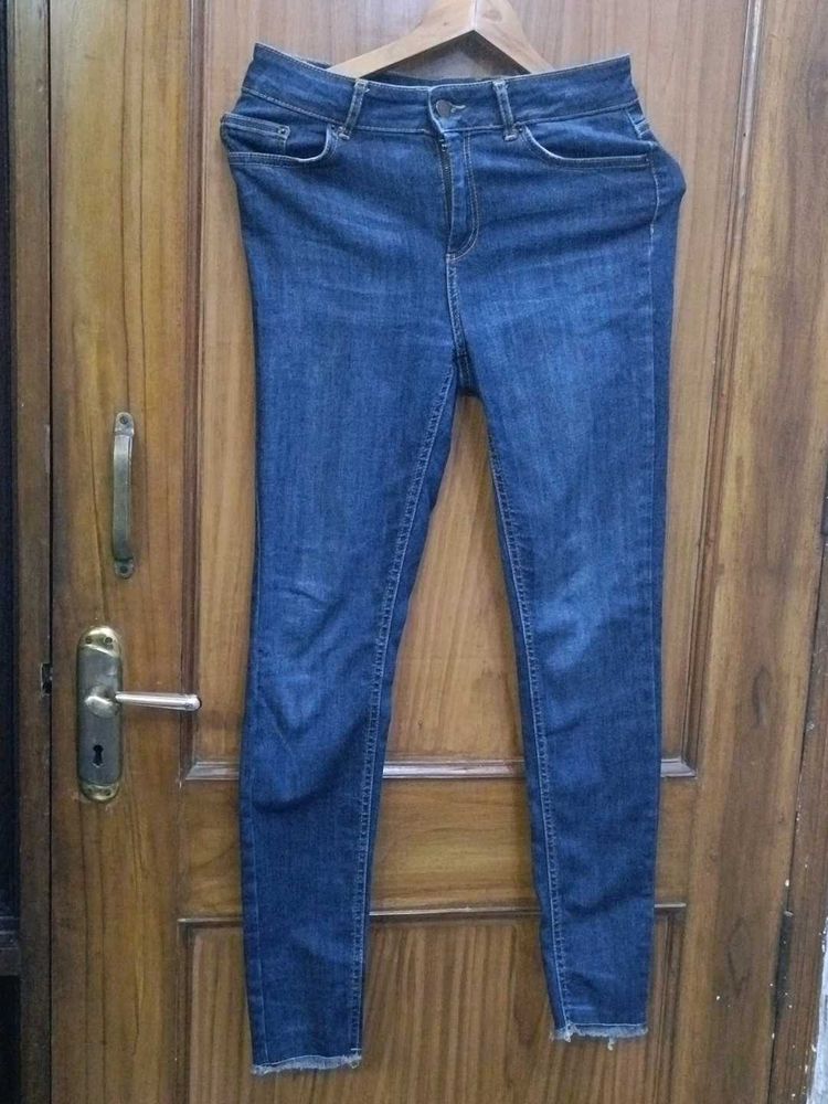 Dark Blue Denim Jeans