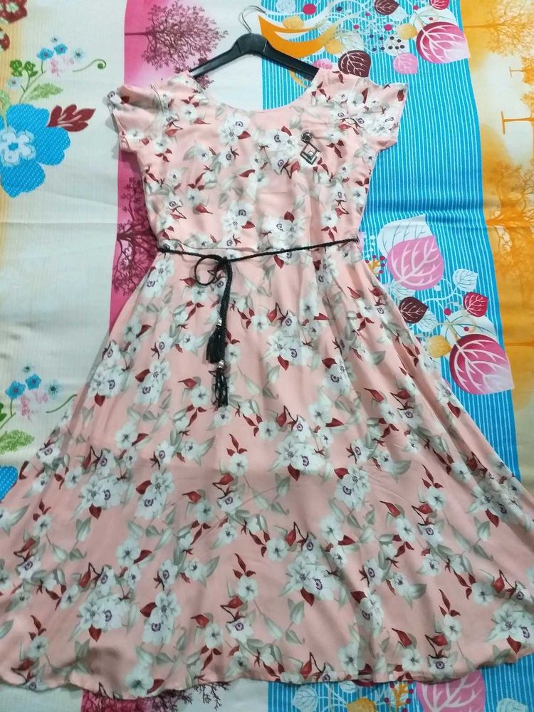 Peach Dress