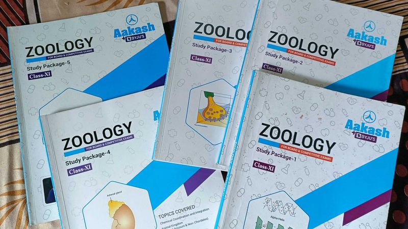 Aakash BYJU&#39;S Zoology Class XI Study Package (1-5)