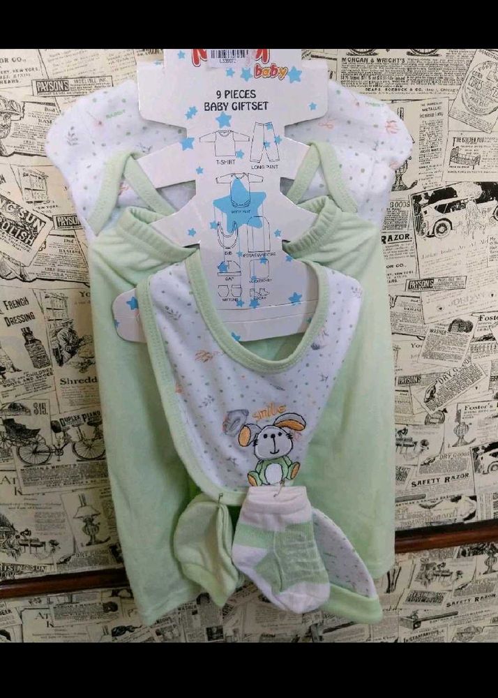 Winter Special Baby Breathable Cloth Set - 9 Piece