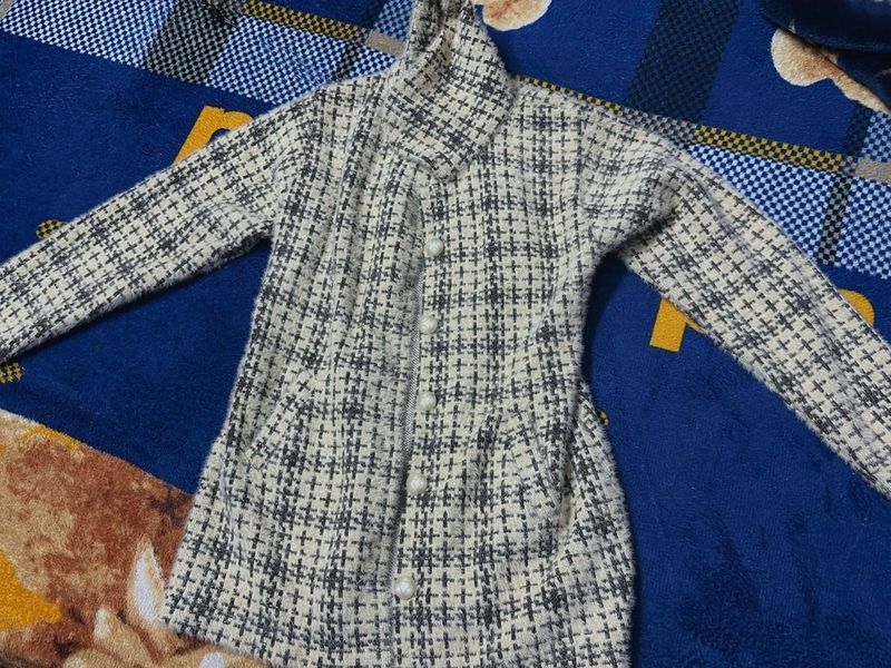 Checked Pattern sweater
