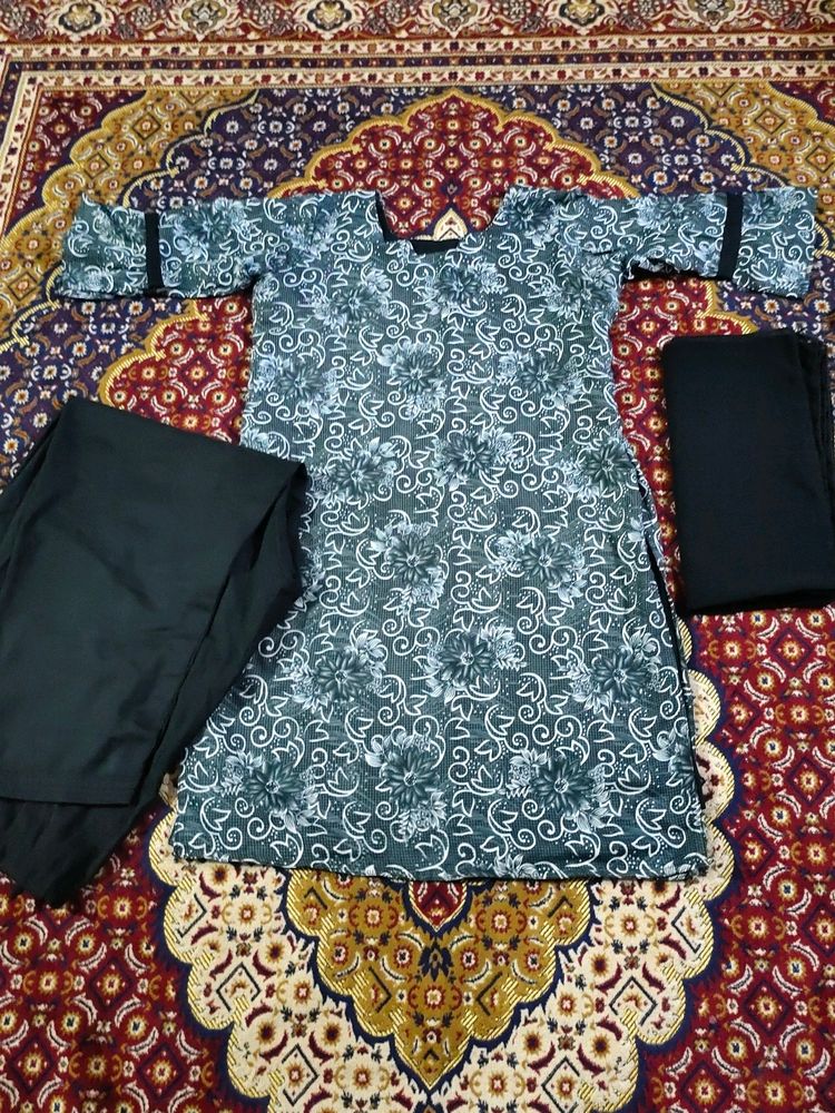 Dress Set Black And White