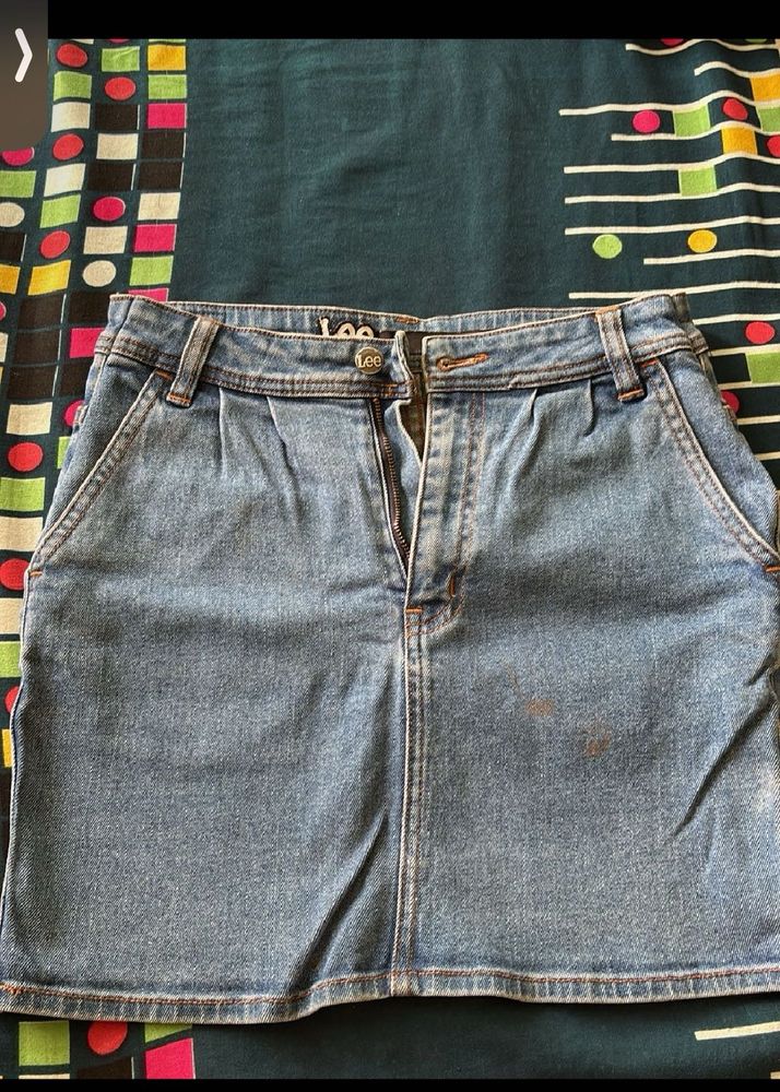 Lee Denim Skirt
