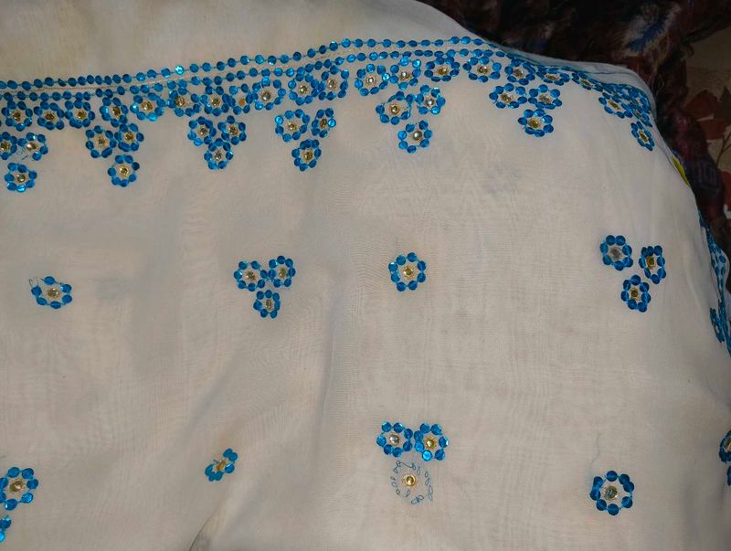 Elegant Embellished Saree