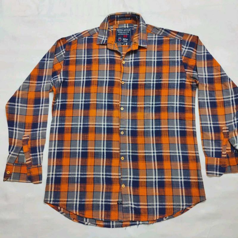 Guys Style Plaid Shirt - 40