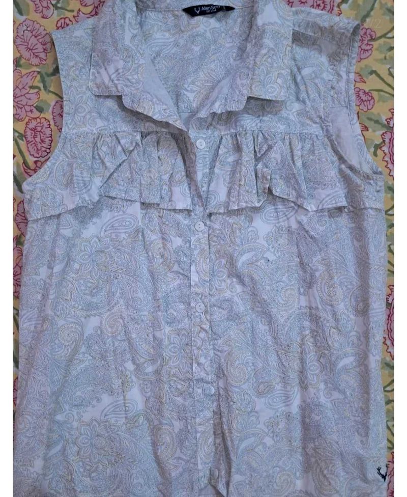 Allen Solly White Shirt