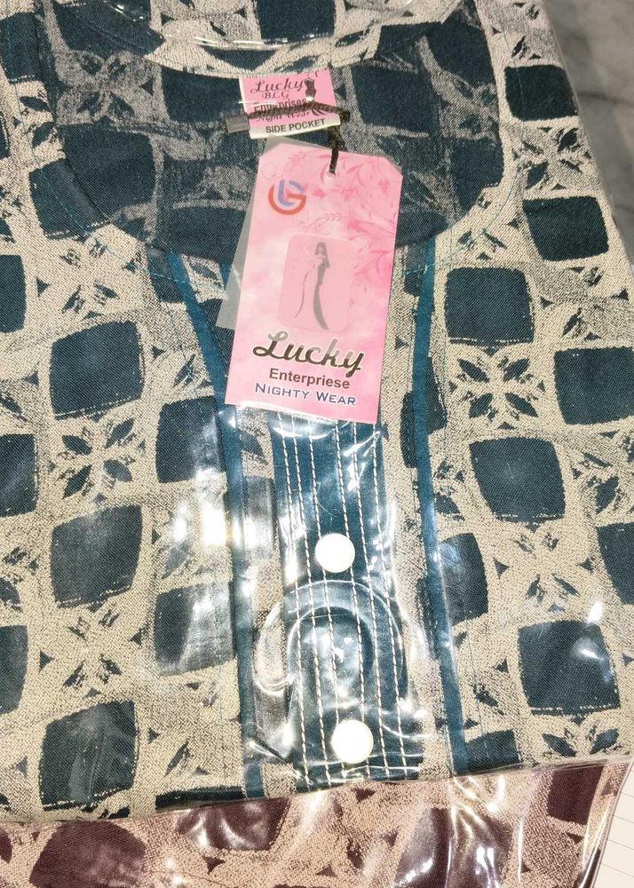 Floral Print Night Suit