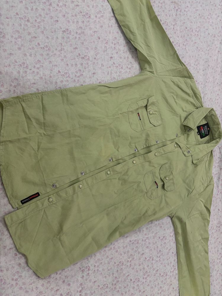 Green Casual Shirt