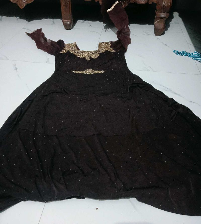 Elegant Embroidered gown Dress