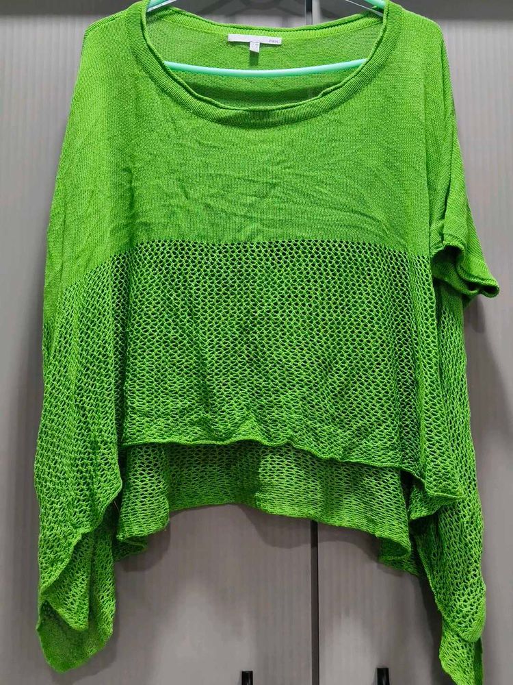 Green Knit Top