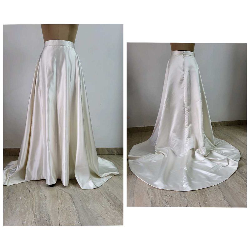 Elegant Maxi High Low  Skirt