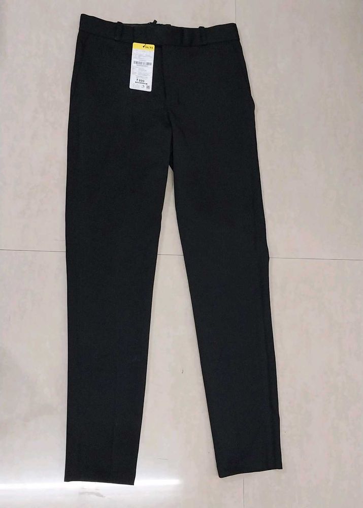 🖤Jet Black Formal Tapered Trouser For Women