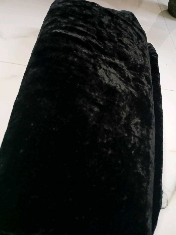 Elegant Black Velvet Fabric
