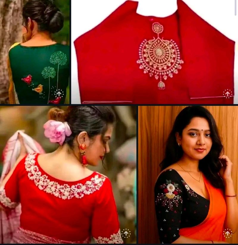 Women Embroidery Blouse Pack Of 4
