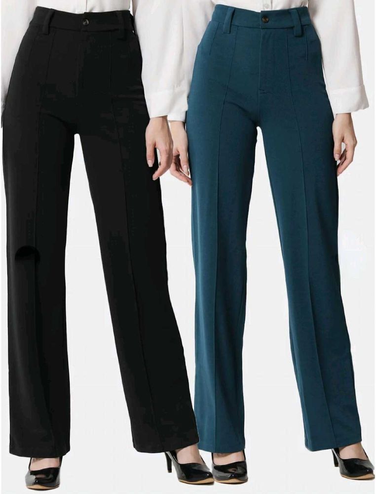 Stylish Women&#39;s Straightfit High Rise Pants