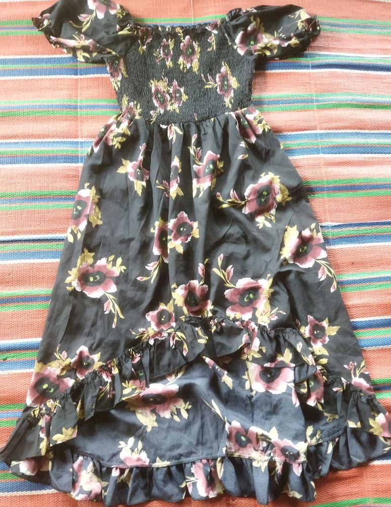 Floral Ruffle Dress