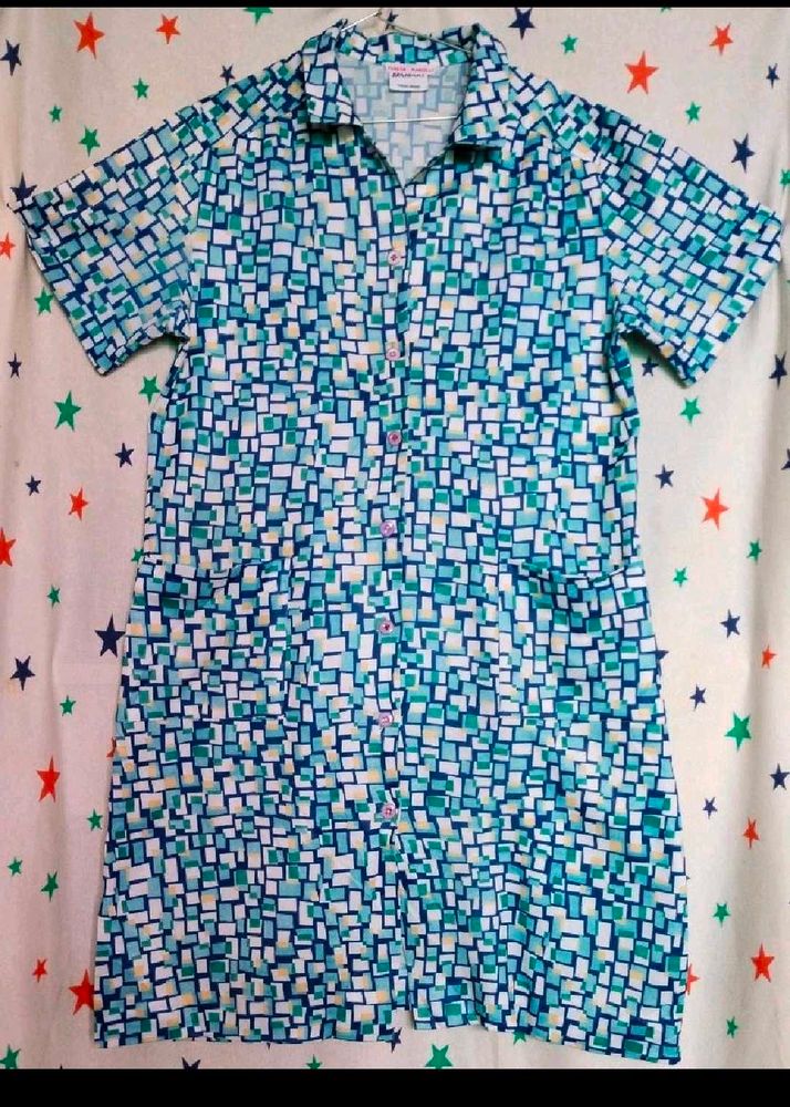 😍Beautiful Knee Length Printed Dress🥰