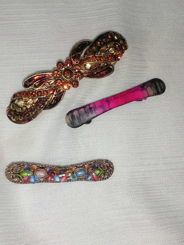 Pack Of 3 Hair Clips