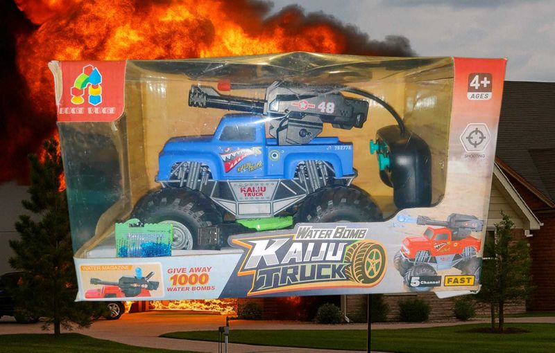 Kaiju Water Bomb Truck Toy