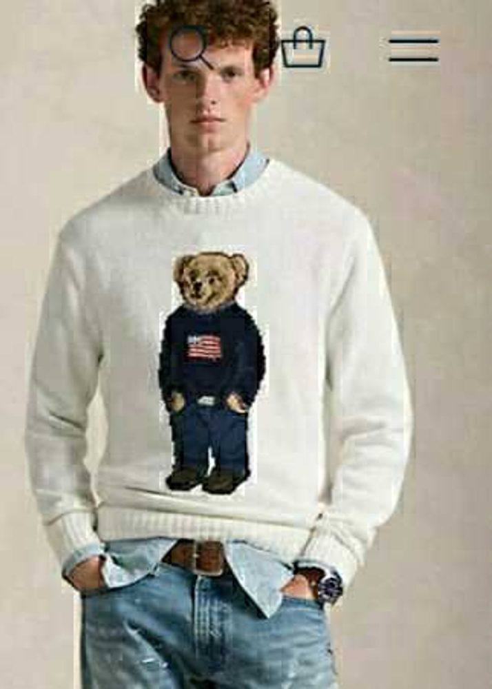 Final Price -New Ralph Lauren Polo Bear Sweater