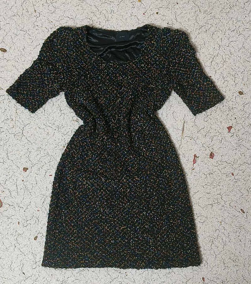 Textured Mini Dress