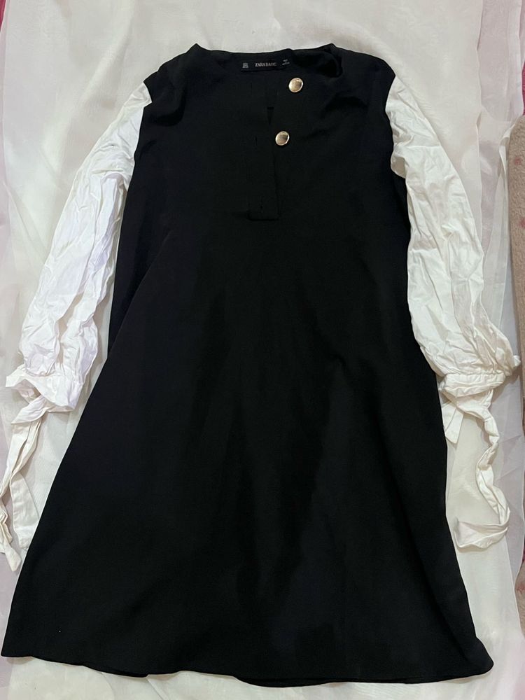 Zara Color Block Mini Dress