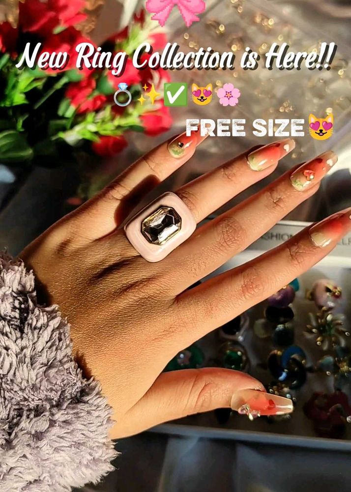 Stylish Trinity Ring 1 piece