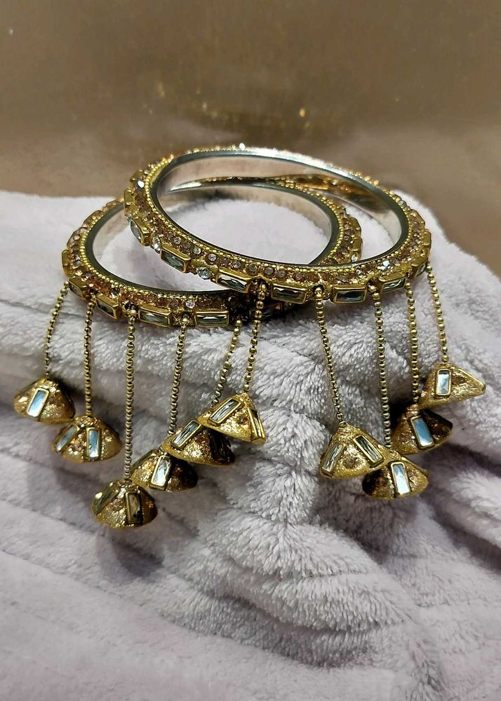 Golden 2 Bangles Set
