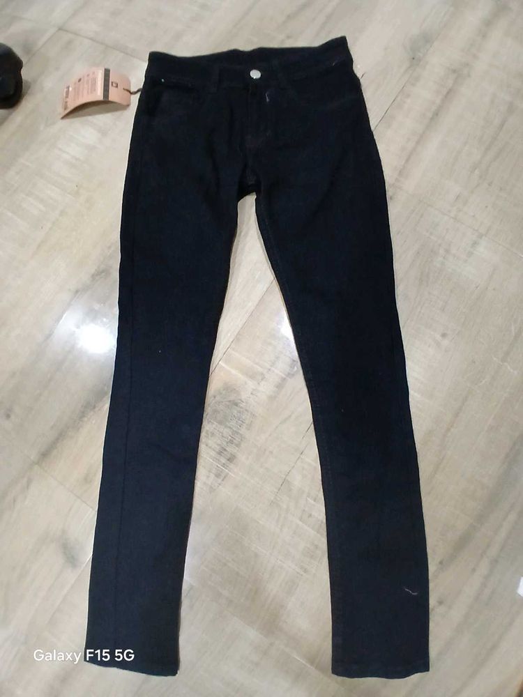 Slim Fit Black Jeans