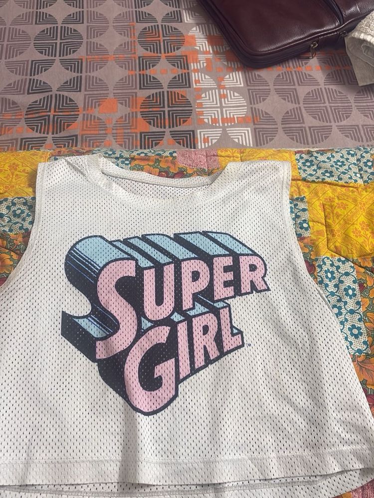 Super Girl Graphic Tank
