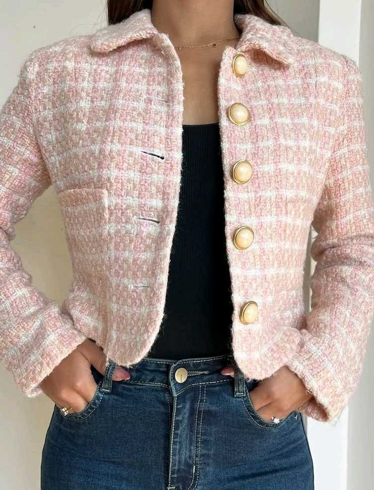 Pink Tweed Jacket