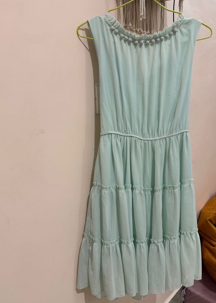 Mint Tiered Dress