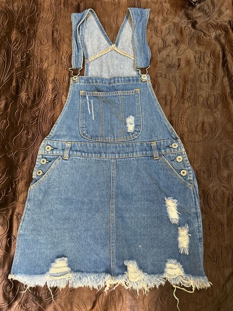 Denim Dungaree𐙚