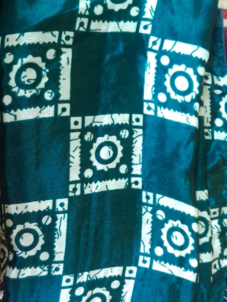 Green Printed Dupatta