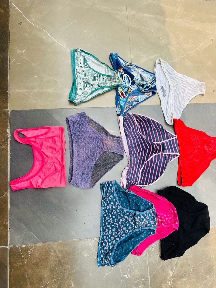 Uesd Fabric Panties Bundle
