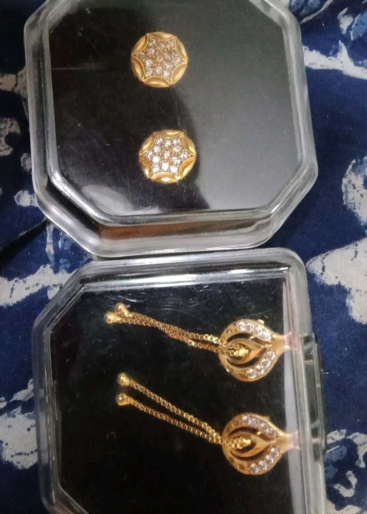 New 22 Carat Gold Earring  Combo