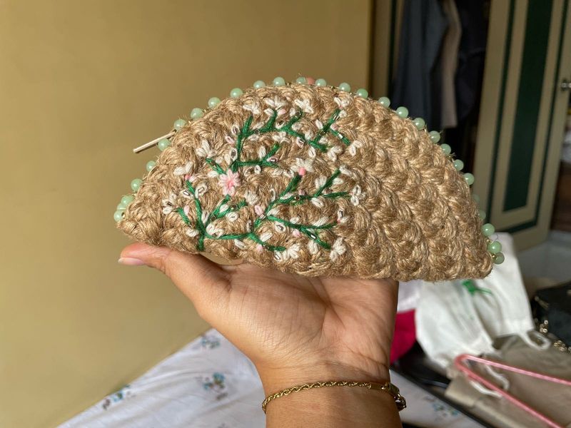 Dhaaga Life mini half moon pouch