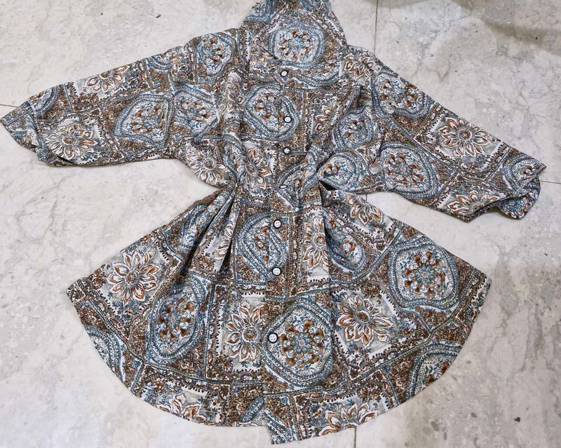 Womens Printed Jaipur Design Shirt .