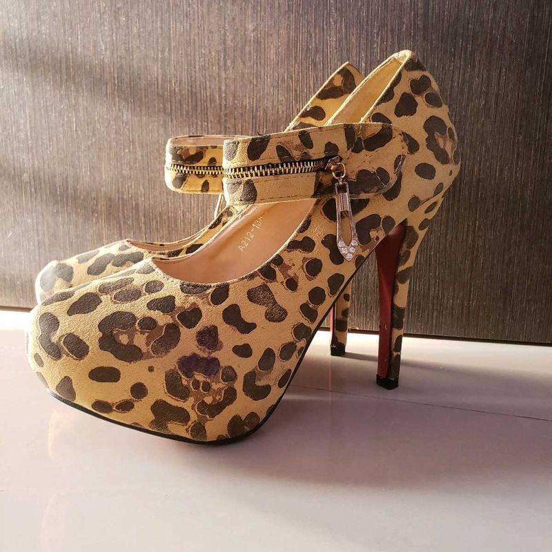 Leopard Print Heels