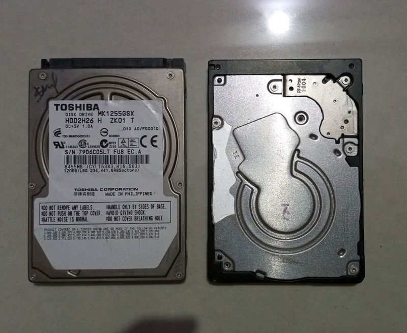 1TB + 128GB Hardisk (Both Not Working)