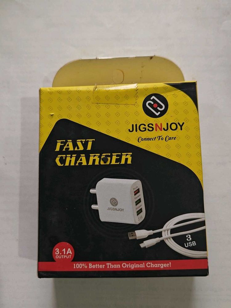 3 usb port JigsNjoy Fast Charger