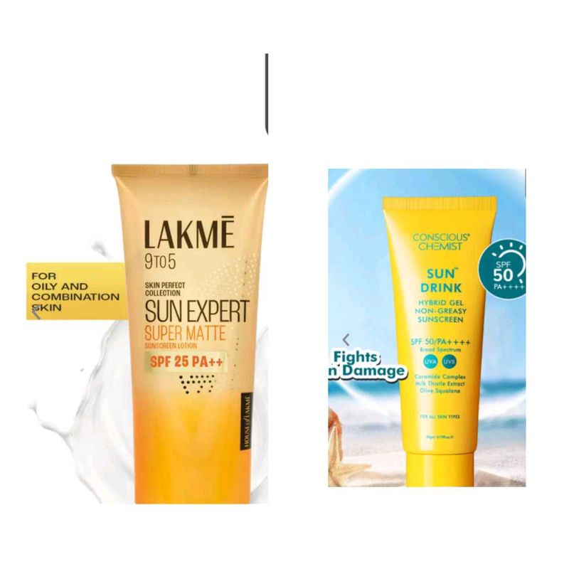 Lakme Sunexpert, Conscious Chemist Sunscreen.