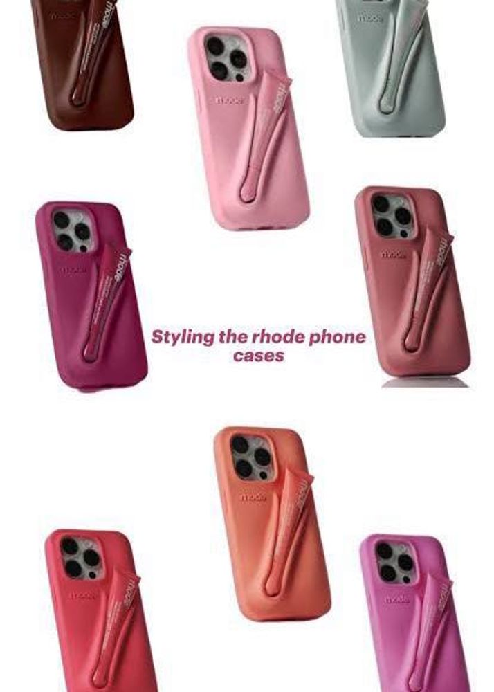 Rhode Phone Cover With Lip Gloss