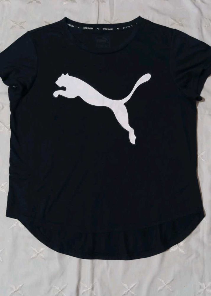 Puma Black Graphic T-Shirt
