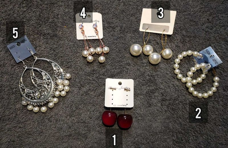 Beautiful Earrings- Korean And Indian