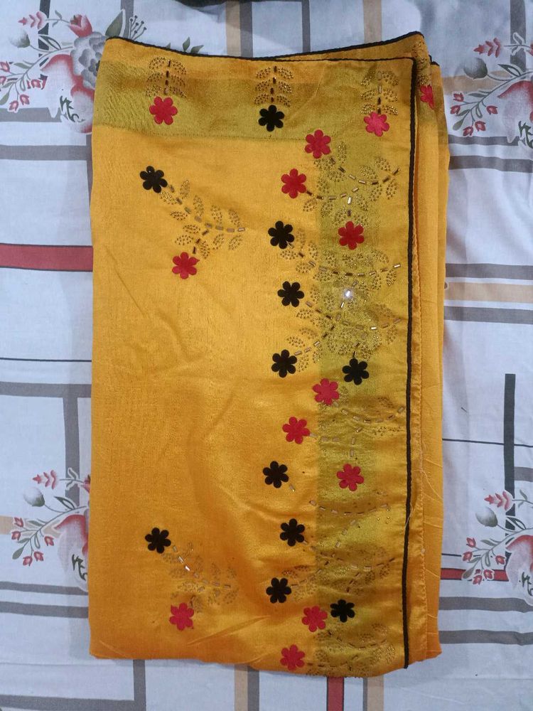 Elegant Yellow Saree